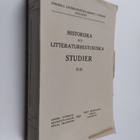 Historiska och litteraturhistoriska studier 27-28 - pikkukuva 1