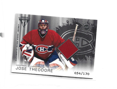 JOSE THEODORE (mv) - JERSEY=PUNAINEN num 054/270 # 162