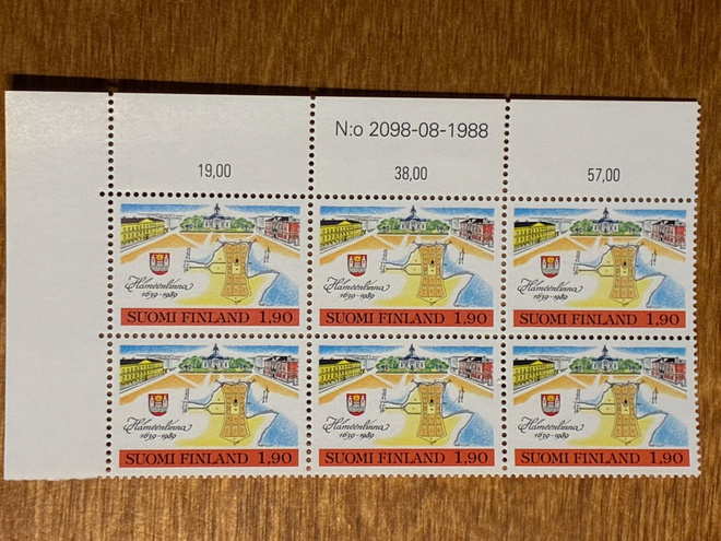 HÄMEENLINNA 1639-1989 NUMERO KUUSILO**