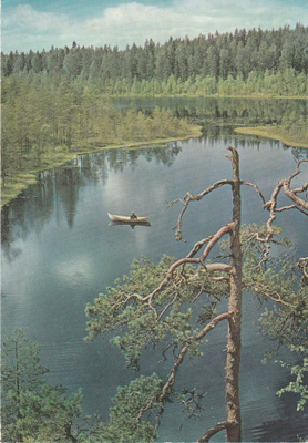 Postikortti, UPEA JÄRVIMAISEMA, vanha