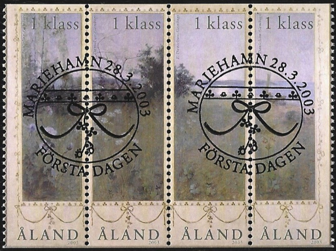 Åland 2002 ÅV 11 Ahvenm kesä EP leima NELILÖ LaPe 219-222