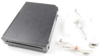 Wii Console (Black Model RVL-001 With GC Support)
