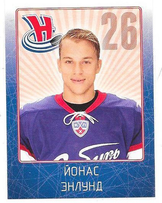 2011-12 KHL #SIB30 Jonas Enlund Sibir Novosibirsk Tappara