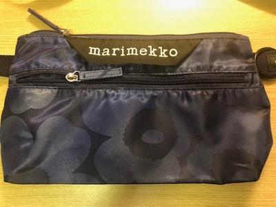 Marimekko Neat Crossbody laukku, sininen, uusi