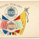 POSTIKORTTI 1901 - SORTOKAUSI - LIPPUAIHE - pikkukuva 1
