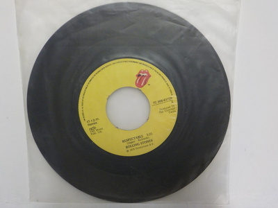 ROLLING STONES- RESPECTABLE / WHEN THE WHIP COMES . EX- 7" .