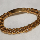 Gold plated Nick free ranneketju laatta - pikkukuva 1