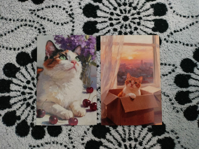 ~Kissa kortti~ 2kpl