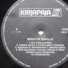 Liisamaija Laaksonen,Eero Erkkilä:Minulta sinulle LP 1981 - pikkukuva 3