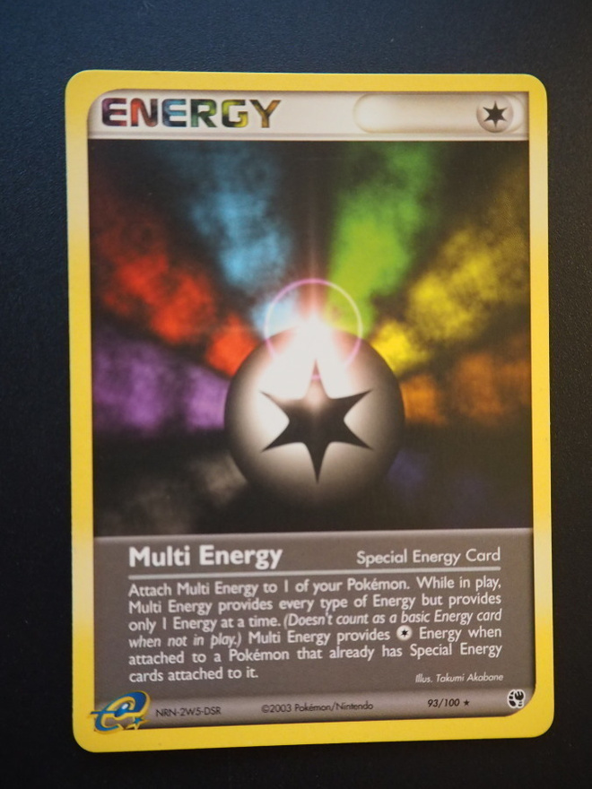 Pokemon kortti Multi Energy EX Sandstorm rare