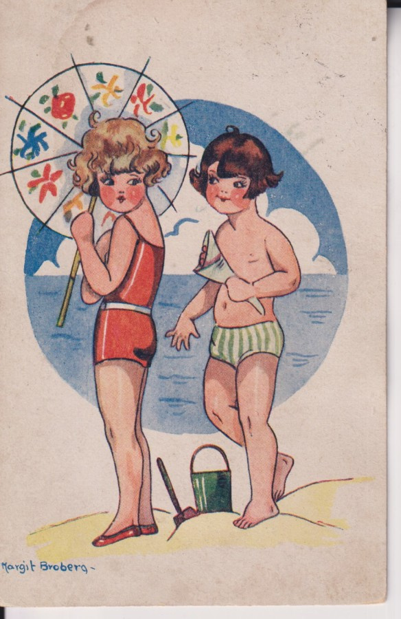 Margit Broberg, Tytöt rannalla, 00,  e33