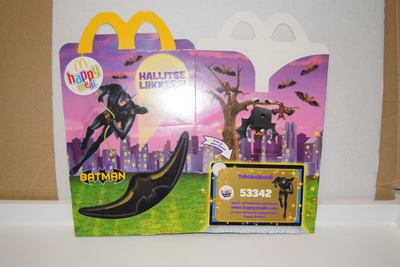 Mcdonald's happy meal laatikko Batman