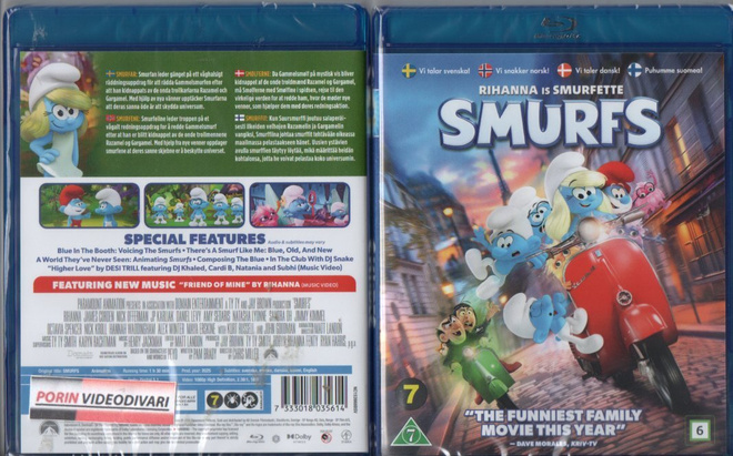 smurfs (2025)	(36 550)	UUSI	-FI-	BLU-RAY				2025