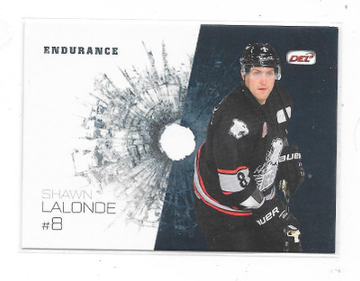 2018-19 DEL Endurance #7 Shawn Lalonde , Nurnberg e-Ässät