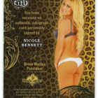Bench Warmer 2015 Sin City Corset Autographs Nicole Bennett - pikkukuva 2