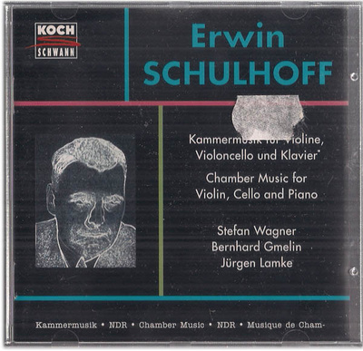 Erwin Schulhoff - Chamber music for violin, cello and piano