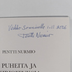 Pentti Nurmio : Puheita ja kirjoituksia (signeerattu, tek... - pikkukuva 5