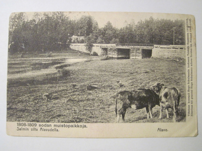 VANHA Postikortti Alavus 1913