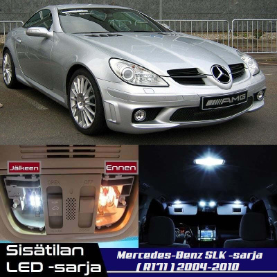 Mercedes-Benz SLK (R171) Sisätilan LED-sarja 15-