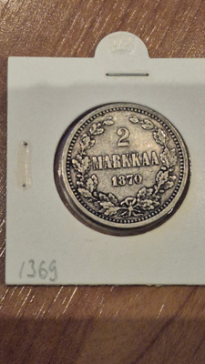 2 markkaa 1870, Suomi