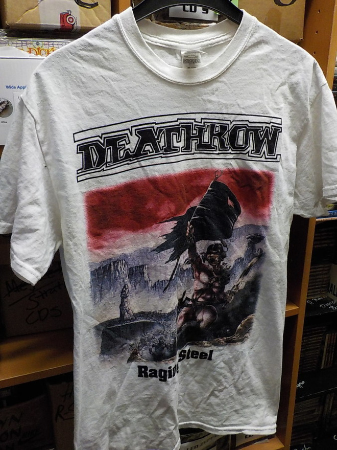 DEATHROW - RAGING STEEL T-PAITA KOKO M