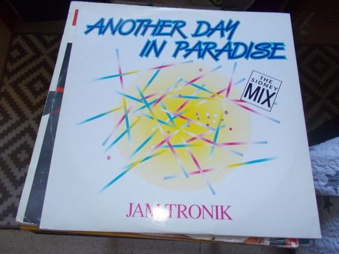 12" VINYYLI SINKKU JAM TRONIK ** ANOTHER DAY IN PARADISE **