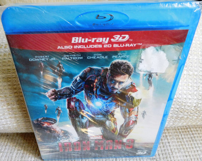 Iron Man 3 3D (muoveissa) [3D Blu-ray + Blu-ray]