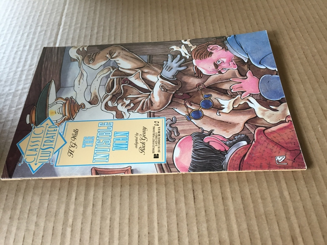 CLASSICS ILLUSTRATED THE INVISIBLE MAN HYVÄ