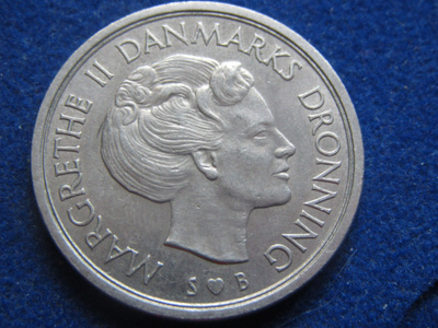 5 kroner 1977. Tanska - Denmark