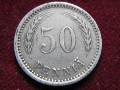 50 penniä 1921