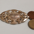 Antique vintage Victorian solki rintakoru Gold double - pikkukuva 4