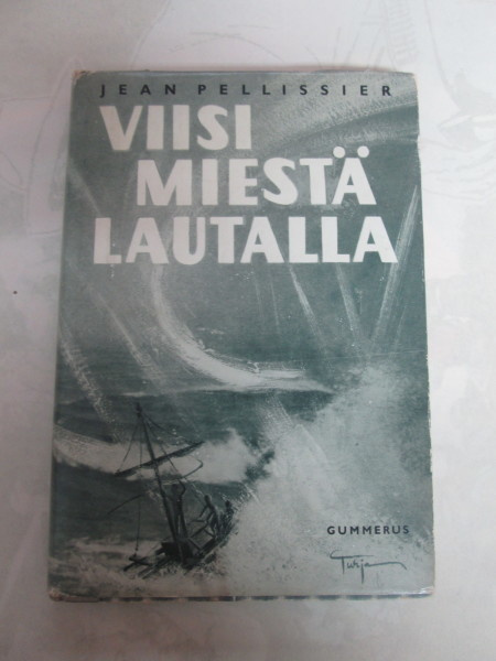 VIISI MIESTÄ LAUTALLA ; jean pellissier v 1959 !!