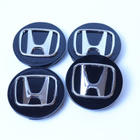 Honda vannekeskiöt – Kromi-musta – 69mm (4kpl sa - pikkukuva 2