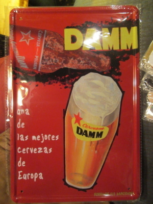 Peltikyltti olut Cerveza Estilo Pilsen DAMM
