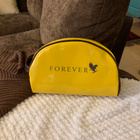 Forever keltainen / ruskea toilettilaukku - pikkukuva 1