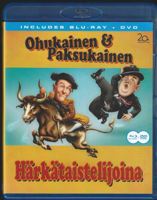 Ohukainen & Paksukainen: Härkätaistelijoina (Blu-Ray + DVD)