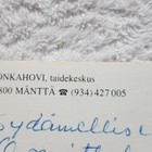 HONKAHOVI TAIDEKESKUS MÄNTTÄ Postikortti - pikkukuva 2