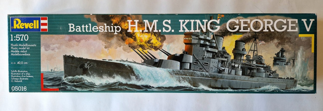 Revell  HMS King George V 1:570 sotalaiva .2003
