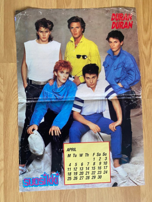 Duran Duran juliste ja tarra