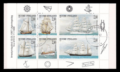 1380-5V35 o Purjelaivoja vihko Haapajärvi 7.7.97 (1997)
