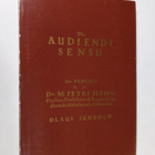 Olaus Junholm : De audiendi sensu 1696 (näköispainos) - pikkukuva 1