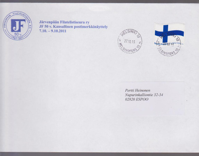 2011 SINIRISTILIPPU HELSINKI 10 27.10.13 LEIMALLA KUORELLA K