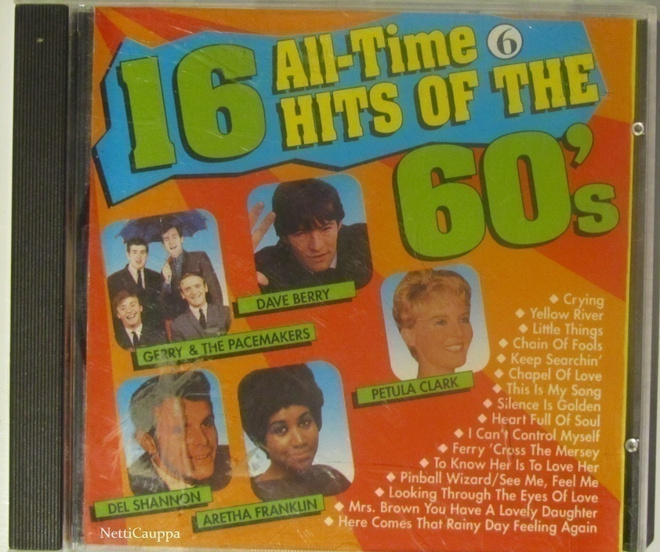 Various • 16 All-Time Hits Of The 60's • 6 CD
