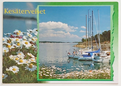"Kesäterveiset"-KULKEMATON POSTIKORTTI
