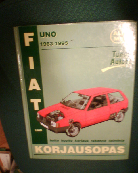Korjauskäsikirja FIAT UNO 1983-1995 ( Alfamer ) Sis.pk:t