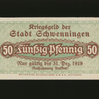 Saksa Notgeld 50 Pfennig, Schwenningen 7.1.1919 - pikkukuva 2