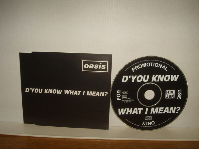 Oasis CDS D'you Know What I Mean? *PROMO