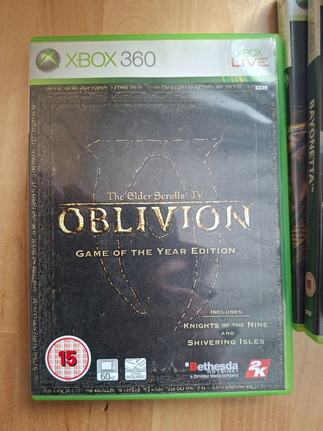 XBOX 360 Elder Scrolls IV Oblivion CIB