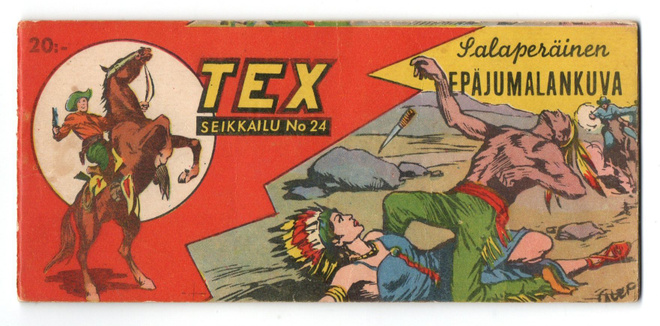 TEX n:o 24 SALAPERÄINEN EPÄJUMALANKUVA 1.vuosik.