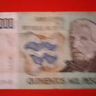 ARGENTINA 500 000 PESOS 1980-83 P-309 (K15-S94) - pikkukuva 1